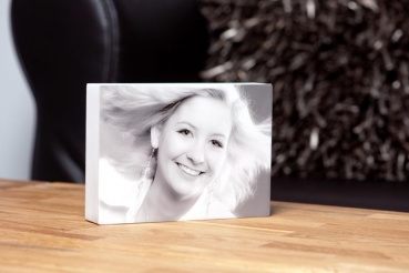 Foto Block 30x45 cm weiß